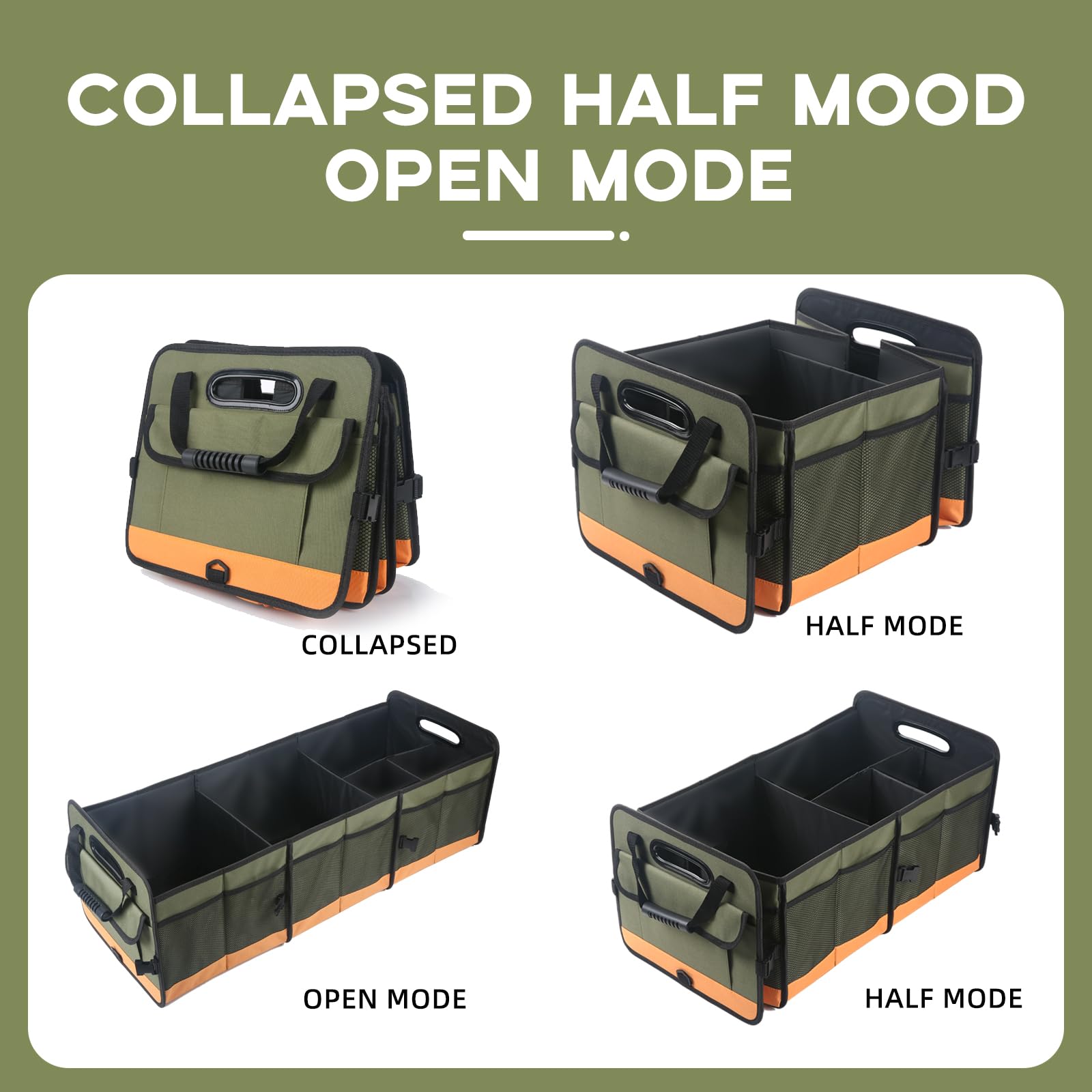 AOPHY ergonomic soft-handled organizer is easy to carry and reposition.