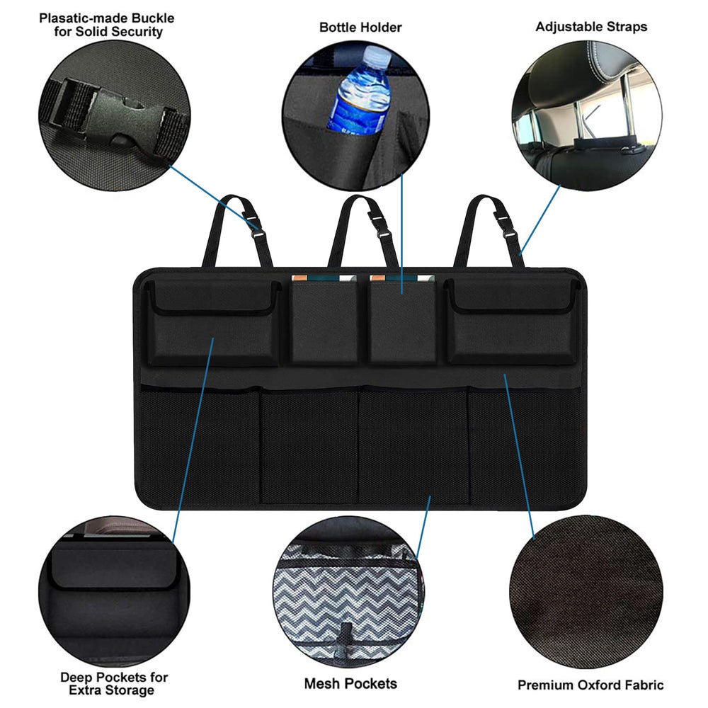 AOPHY large-pocket design with lids containing clutter and reducing noise