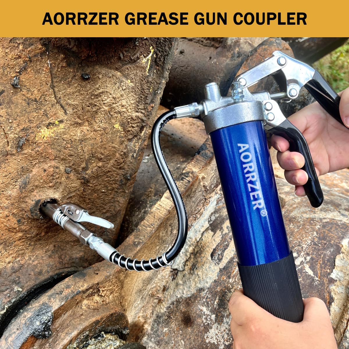 AORRZER 1/8 inch NPT compatibility simplifies upgrades across grease guns.