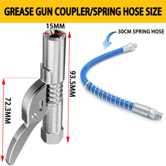 AORRZER strong-lock 6-jaw coupler locks securely for one-handed operation.