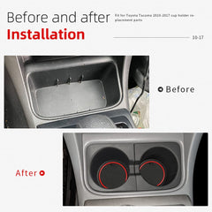 AOTEMILK TPE front cup holder inserts provide flexible, durable fit.