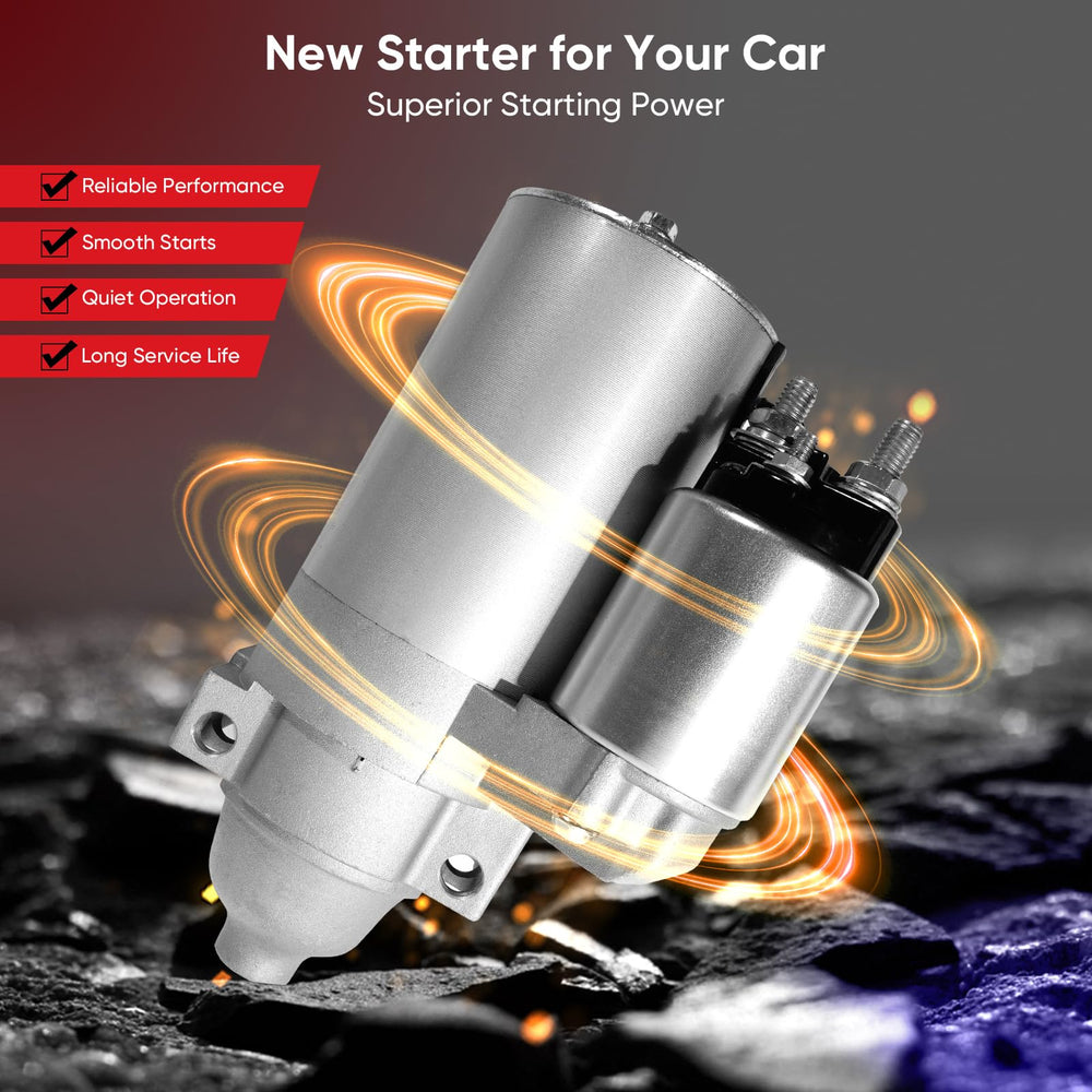 AotoParts 2509808 starter operates quietly for smoother starts.
