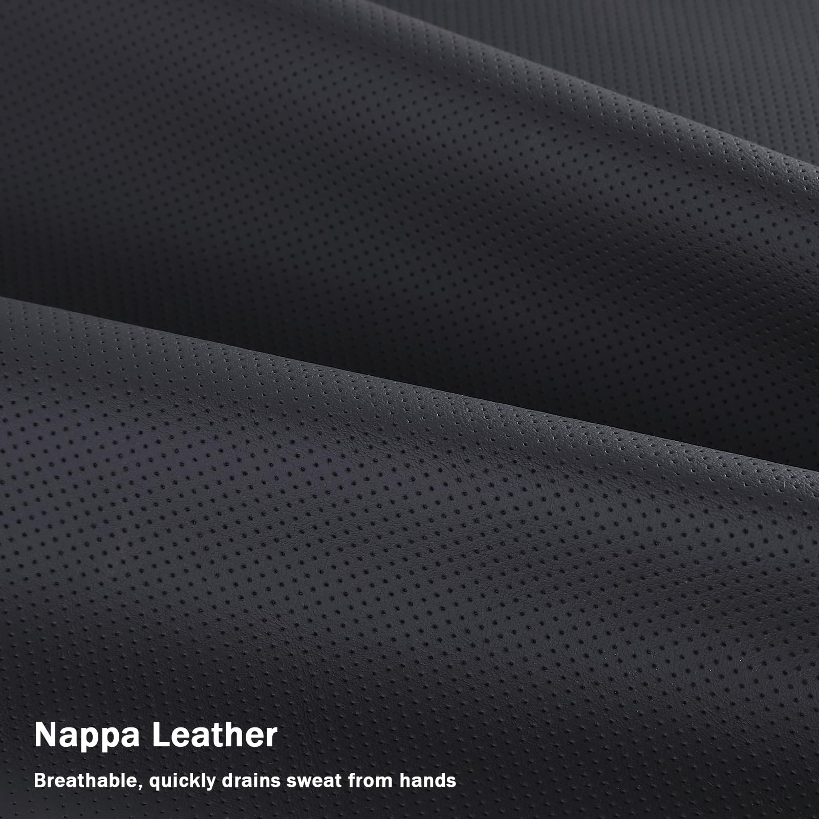 Aotoyou black leather texture emphasizes premium feel and interior harmony.