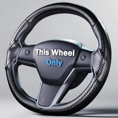 Aotoyou carbon fiber steering wheel cover close-up highlights enhanced grip.