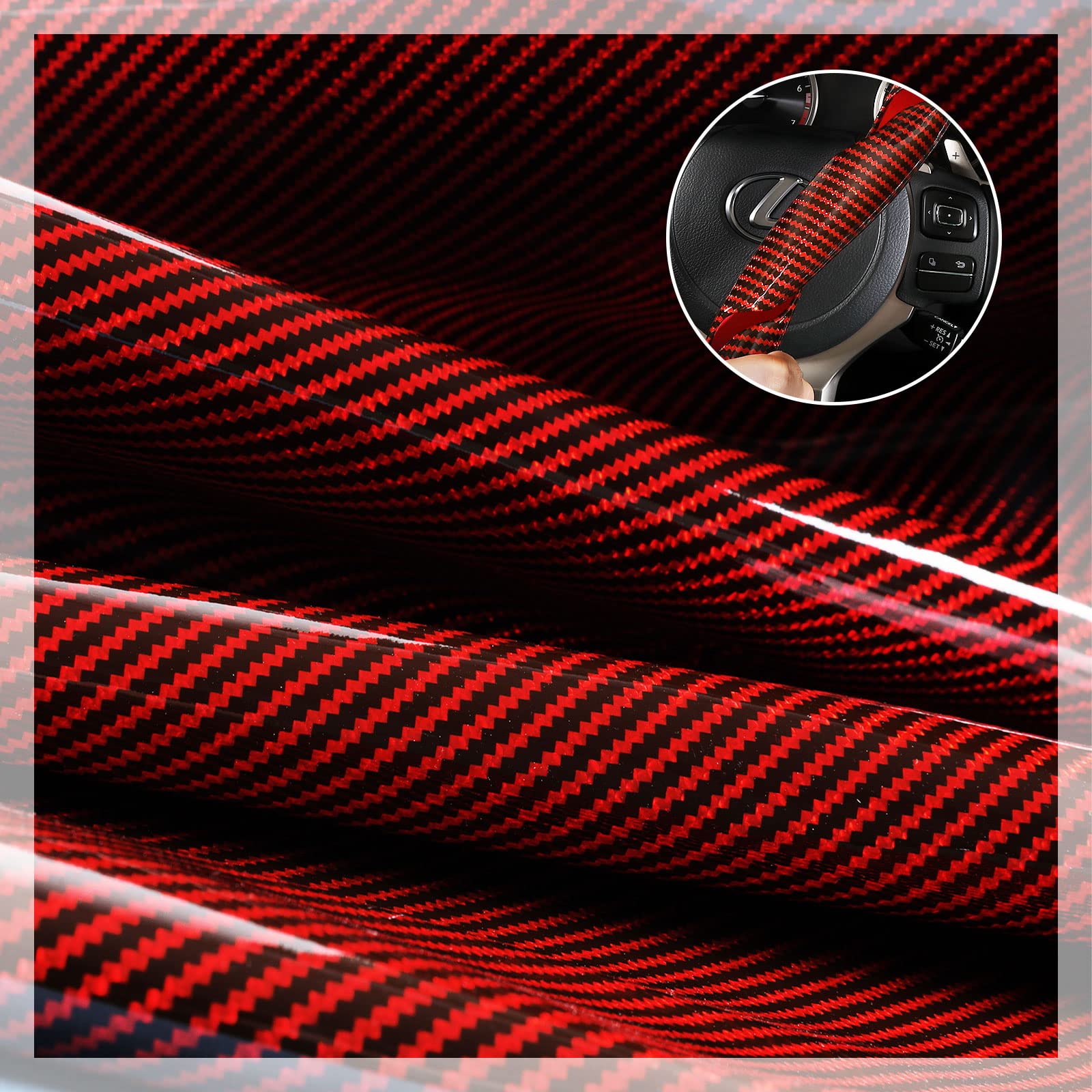 Aotoyou non-slip leather-lined inner provides steady hold during drive.