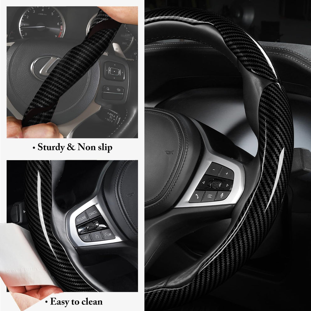 Aotoyou protective sun and heat shield on steering wheel