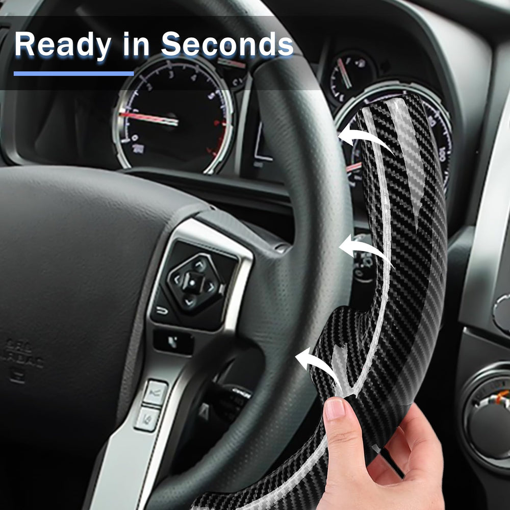 Aotoyou Sequoia steering cover full-coverage design safeguards your steering wheel.