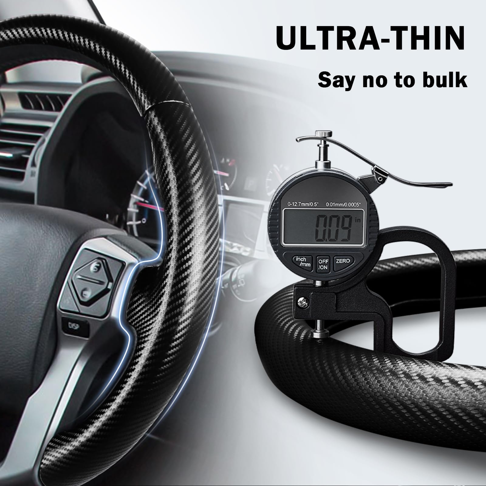 Aotoyou steering wheel cover for Toyota Sequoia displays full coverage and refined look