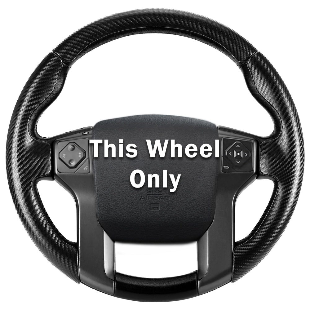 Aotoyou steering wheel cover on Toyota Tacoma enhances grip and interior aesthetics