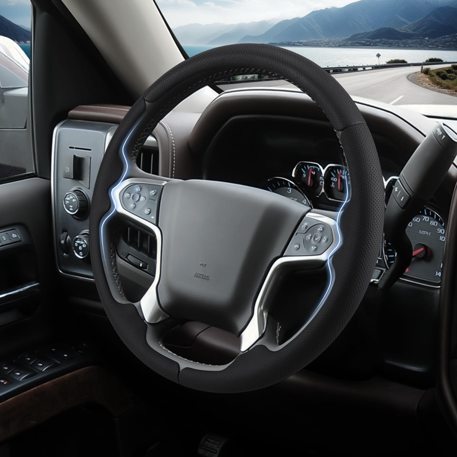 Aotoyou compatible with Silverado Suburban Tahoe and more models 2014-2024.