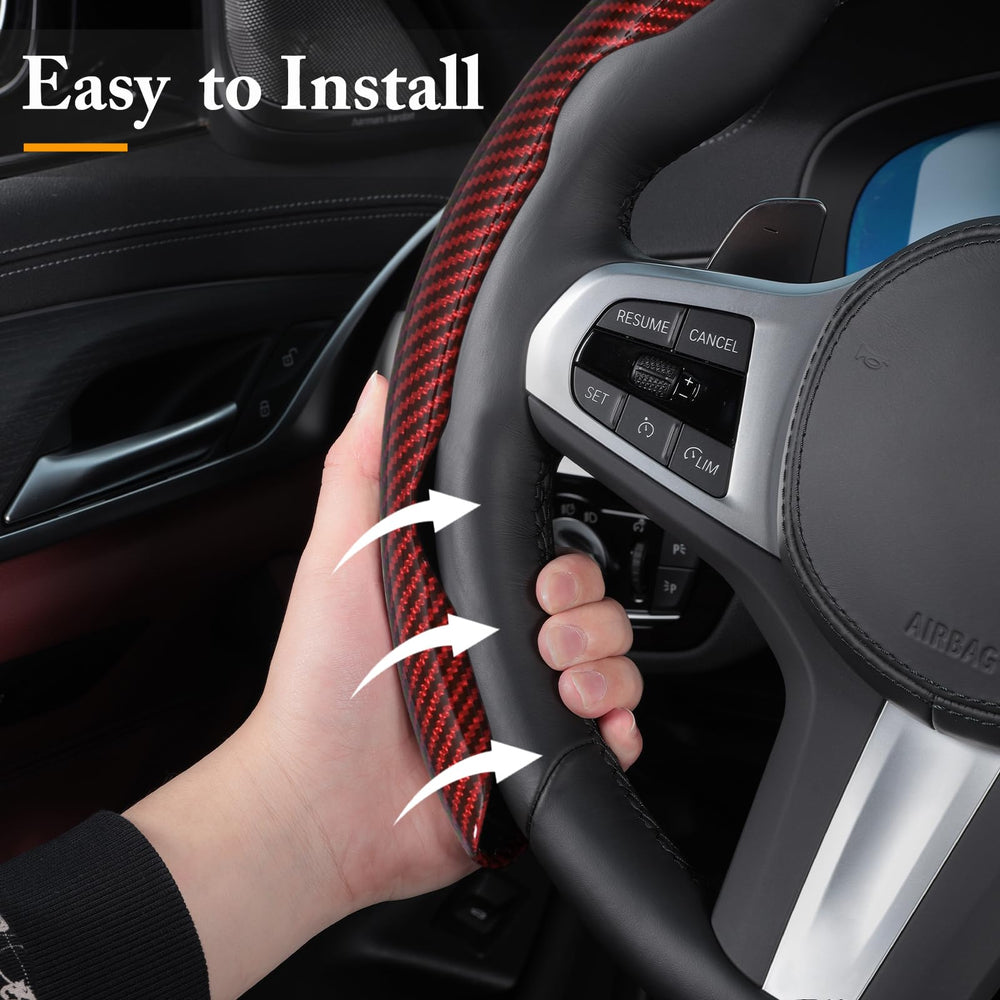 Aotoyou non-slip texture detail emphasizing secure grip while driving