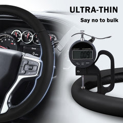 Aotoyou cover ready for quick install on Chevy steering wheel.