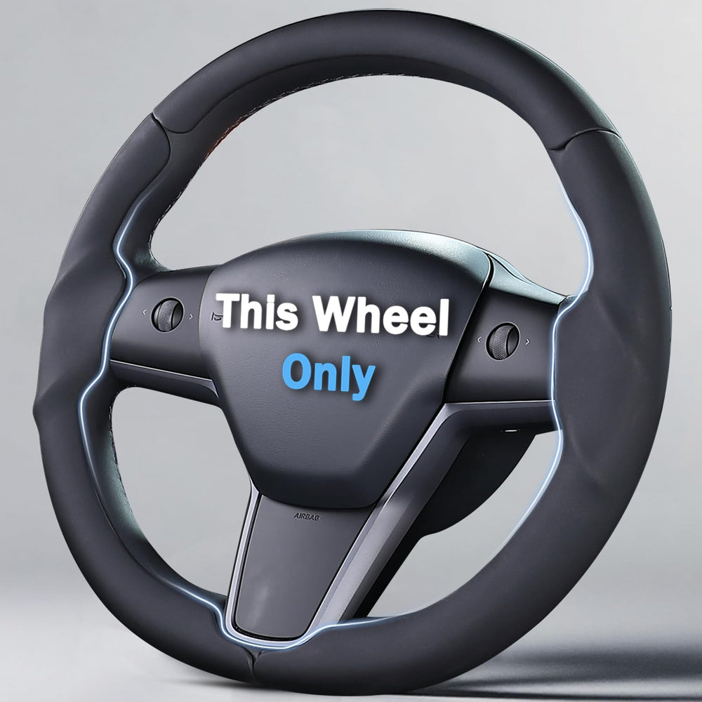 Aotoyou steering wheel cover for Tesla Model 3 with precise 1:1 fit