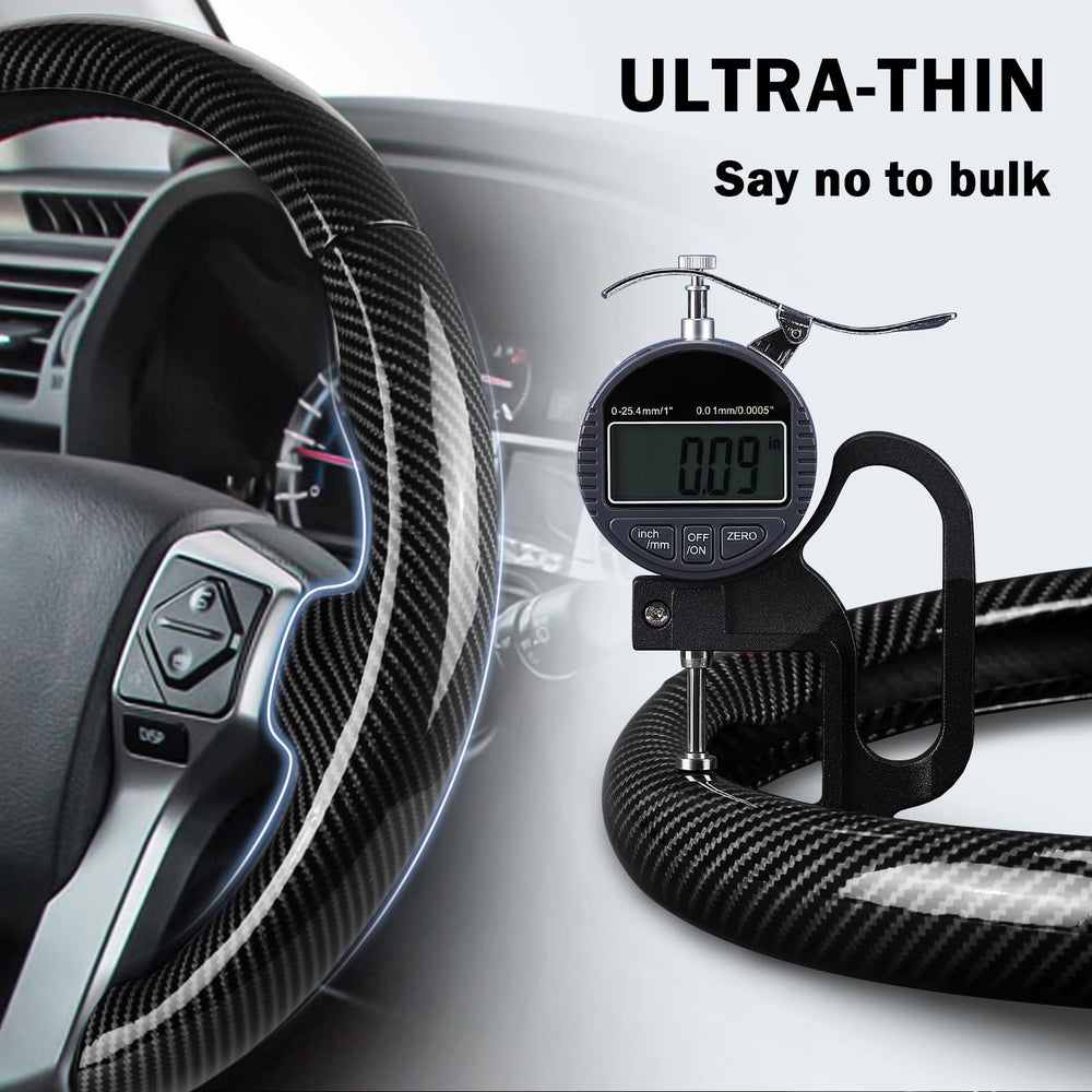 Aotoyou Tundra steering cover gloss finish provides stylish protection.