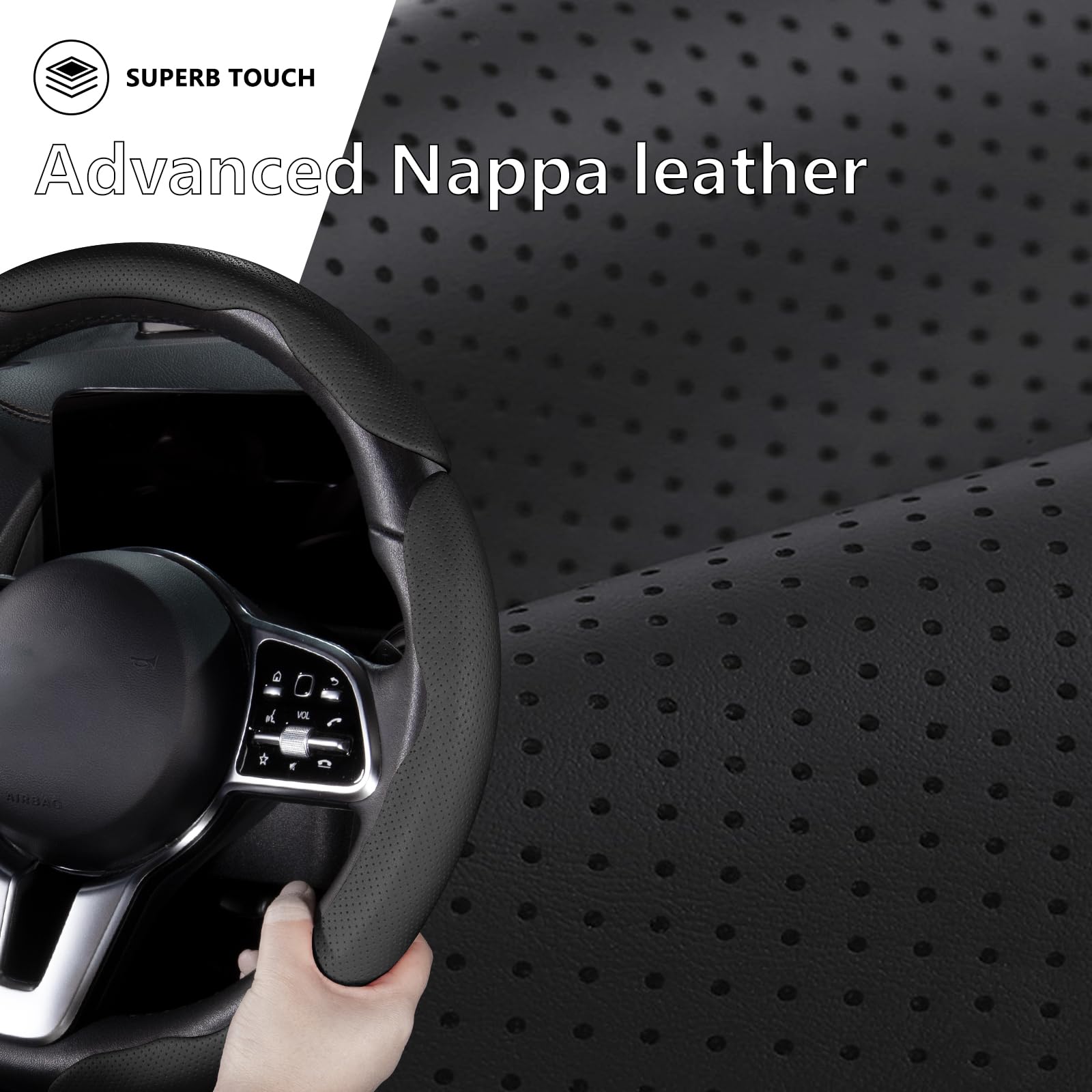 Aotoyou universal 14.5–15 inch wheel cover for full wheel coverage and style.