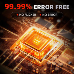 AOUKKL no flicker design provides a steady beam for longer drives.