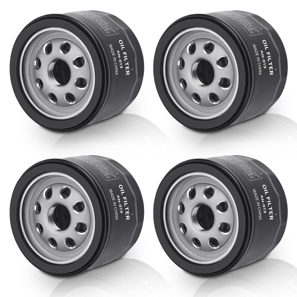 Aouton 49065-0721 oil filter front view highlights sturdy build for reliable filtration.