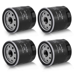 Aouton 49065-0724 oil filter pack 4 front view, durable seal for reliable engine filtration