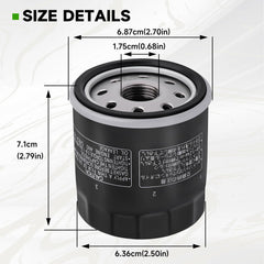 Aouton Kawasaki-compatible oil filter for FX850V series, easy installation