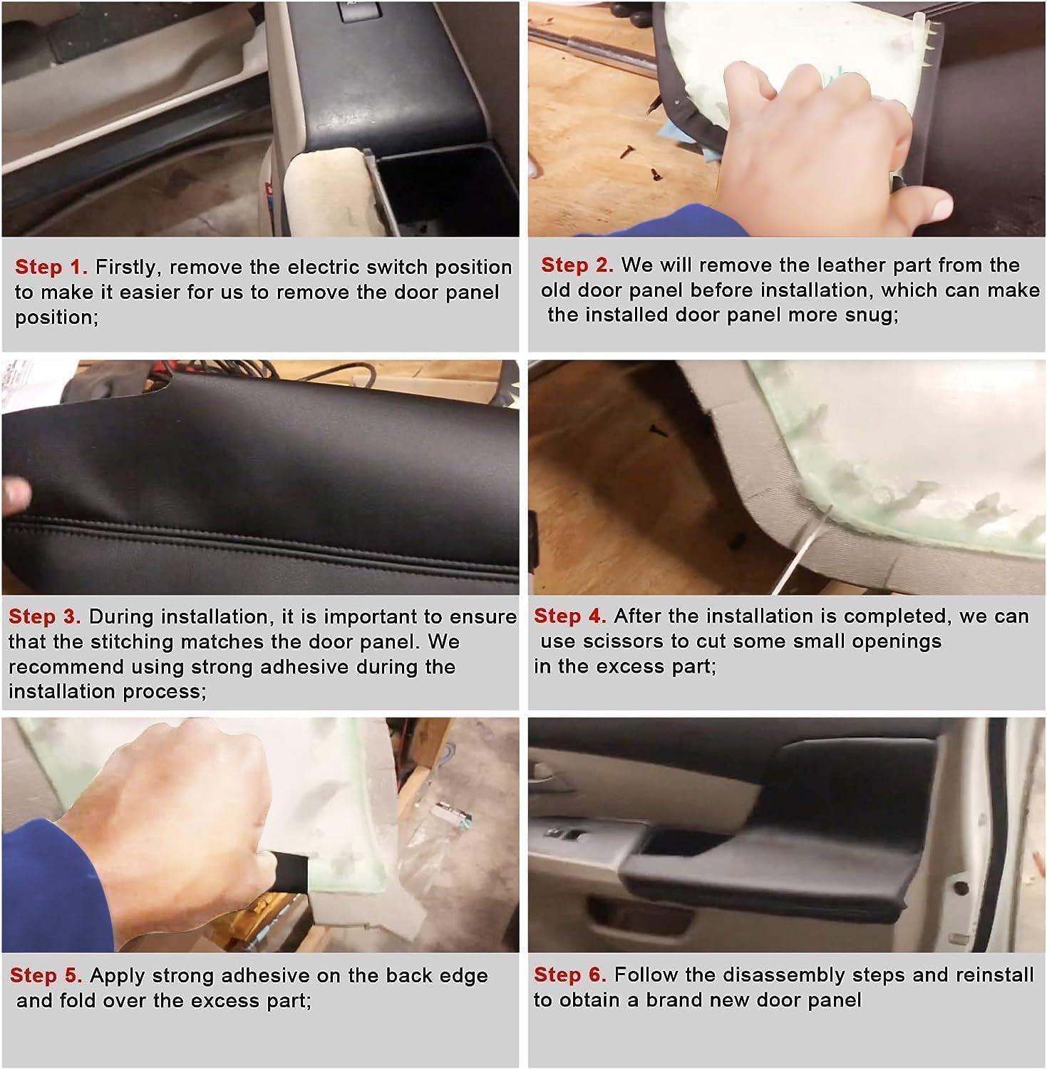 AOUTTUOA easy-install armrest cover with included instruction video for quick setup.