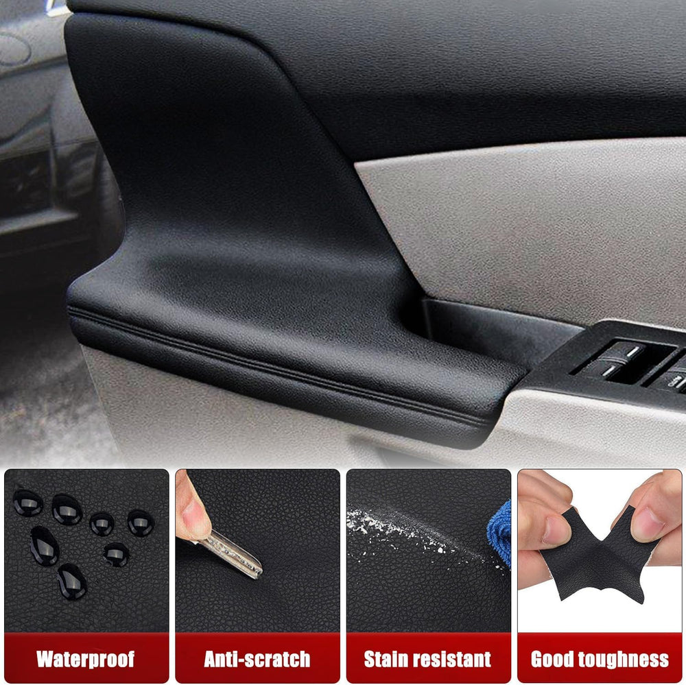 AOUTTUOA leather armrest skin in black for Odyssey, durable stitching and easy care.
