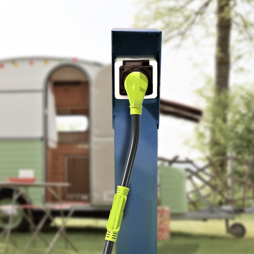 AOWEITOUR 12-inch RV adapter cord ideal for campgrounds