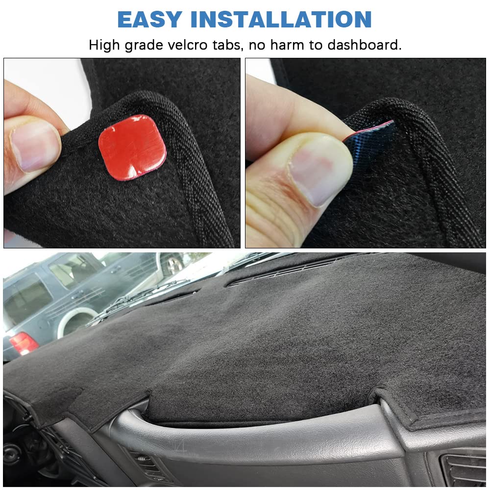 Apeixoto dashboard cover for Suburban 2000-2006 protects the dashboard and preserves its look.