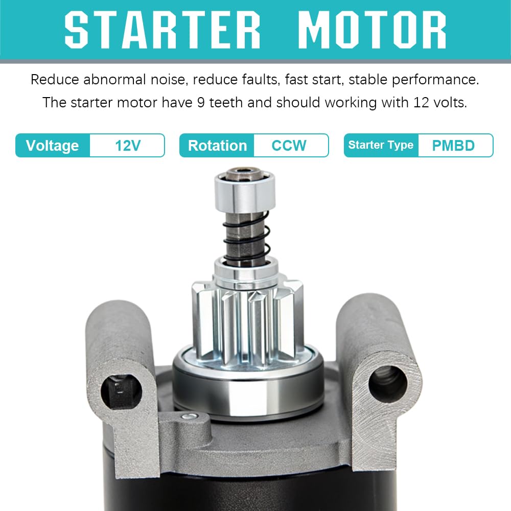 Apeixoto Kohler starter for SV710-SV840 series in a mower setup.