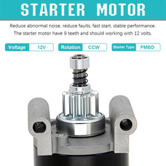 Apeixoto Kohler starter for SV710-SV840 series in a mower setup.