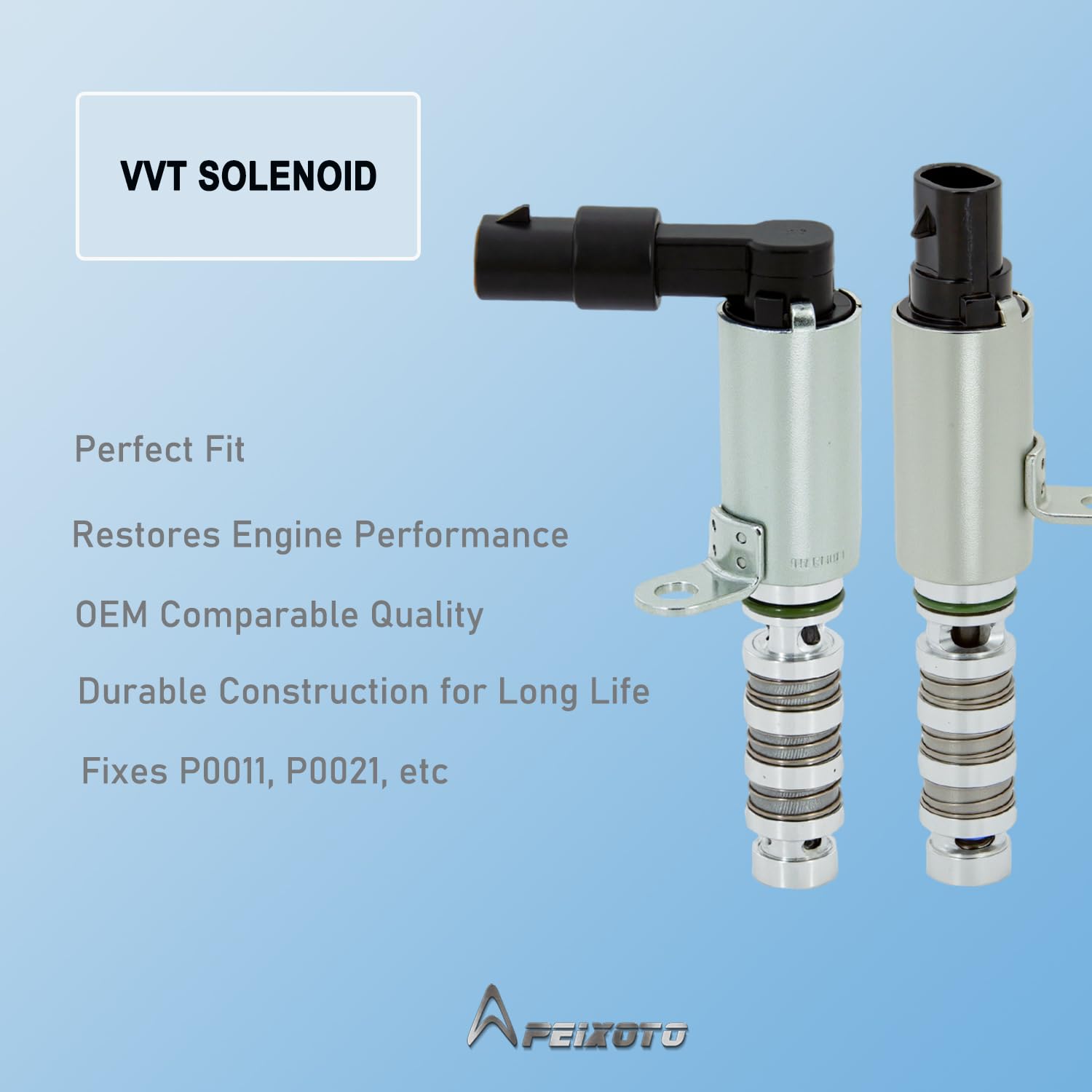 Apeixoto VVT solenoid intake close-up for smoother idle.