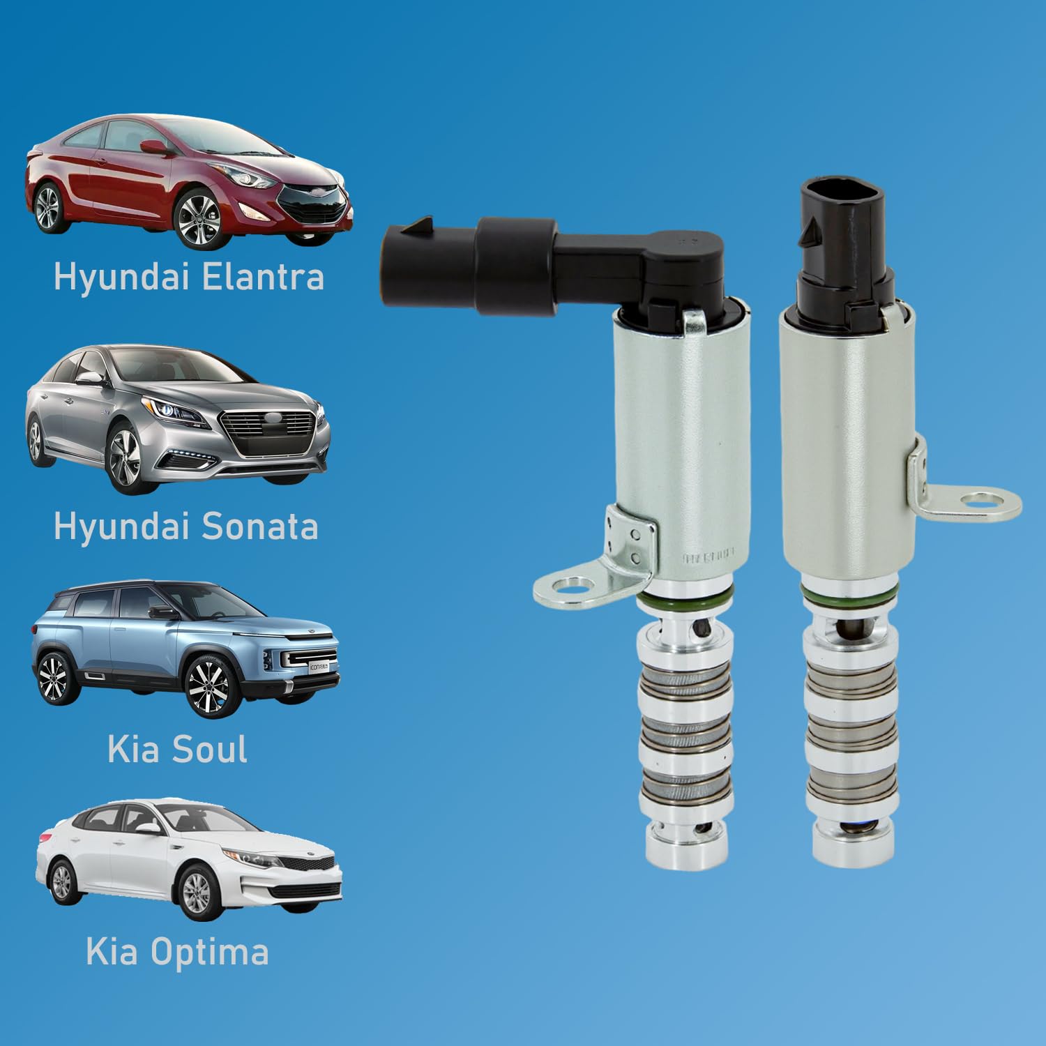 Apeixoto VVT solenoid package with durable stainless build.