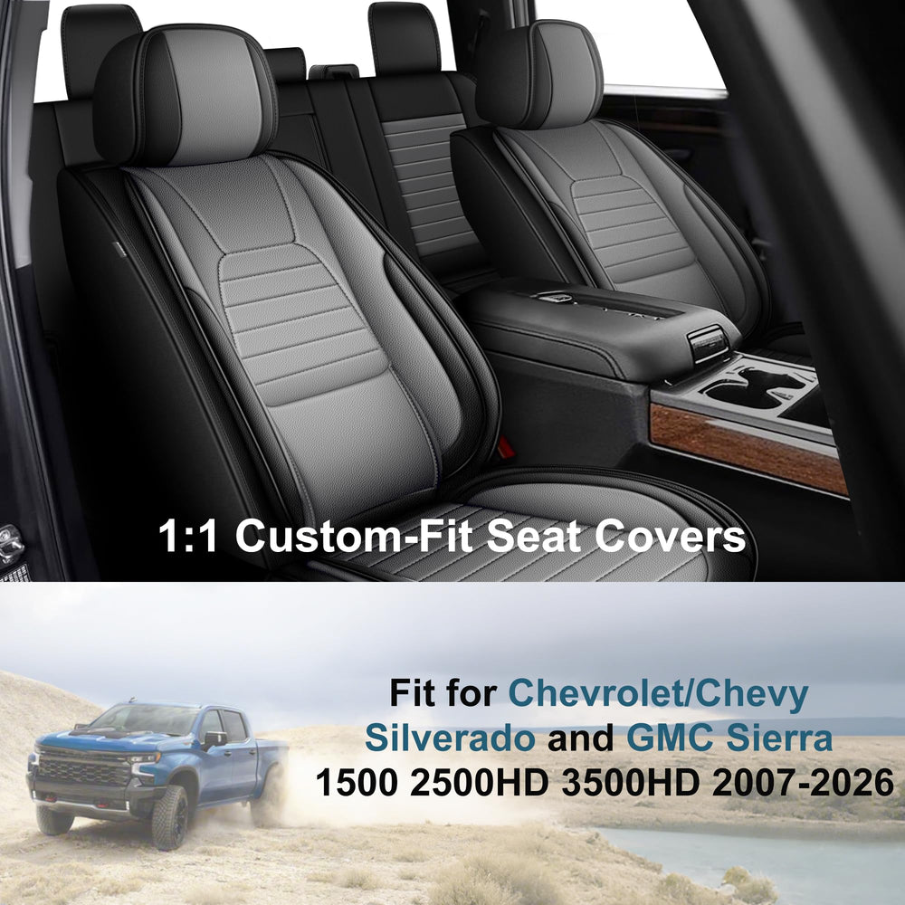APEJET airbag-compatible seat covers preserve safety features in Silverado.