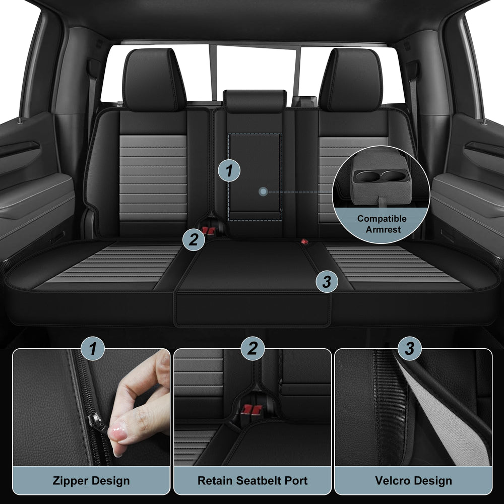 APEJET front seat pockets storage keeps keys and phone within reach.