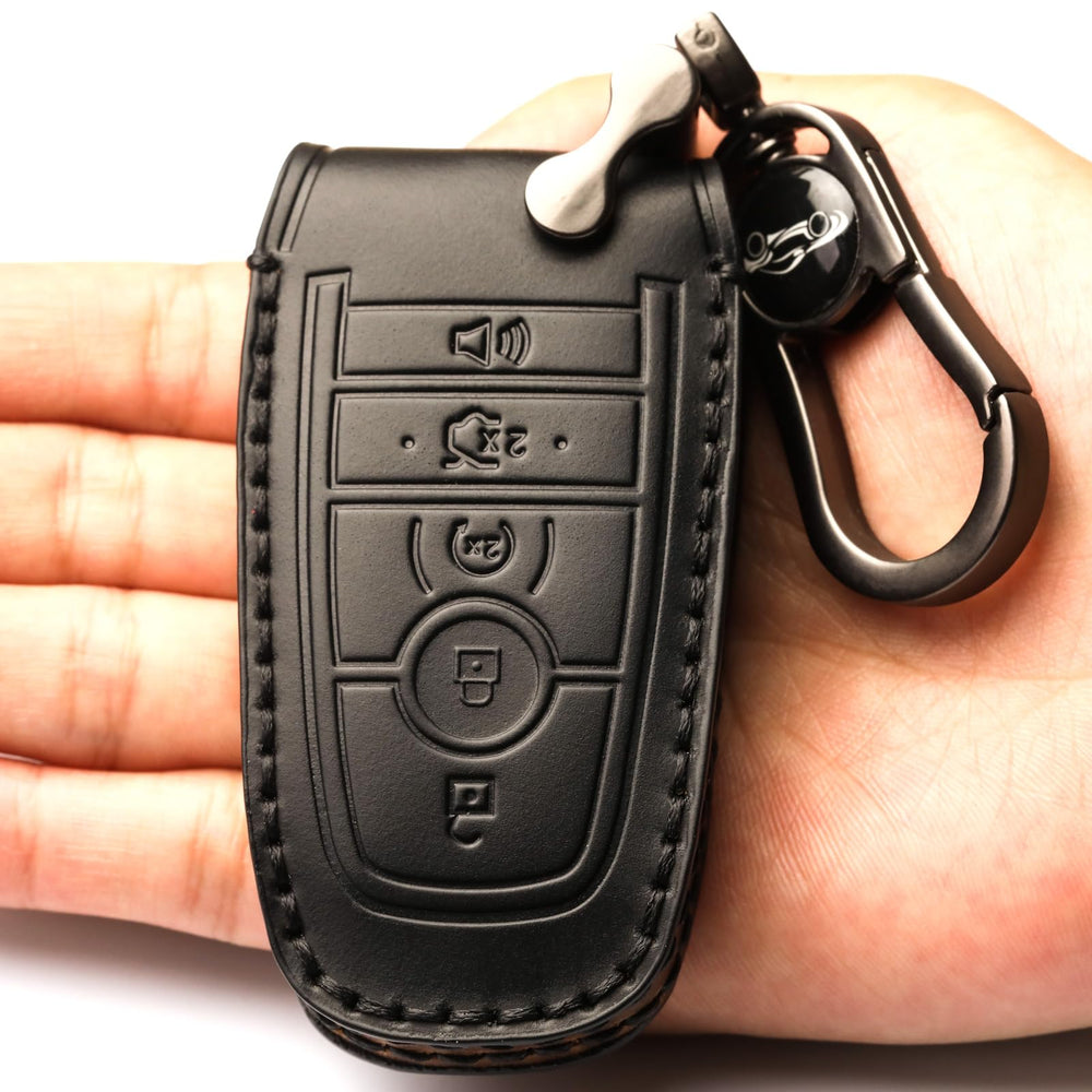 APEKUU key fob cover packaging with gift box and buckle included.