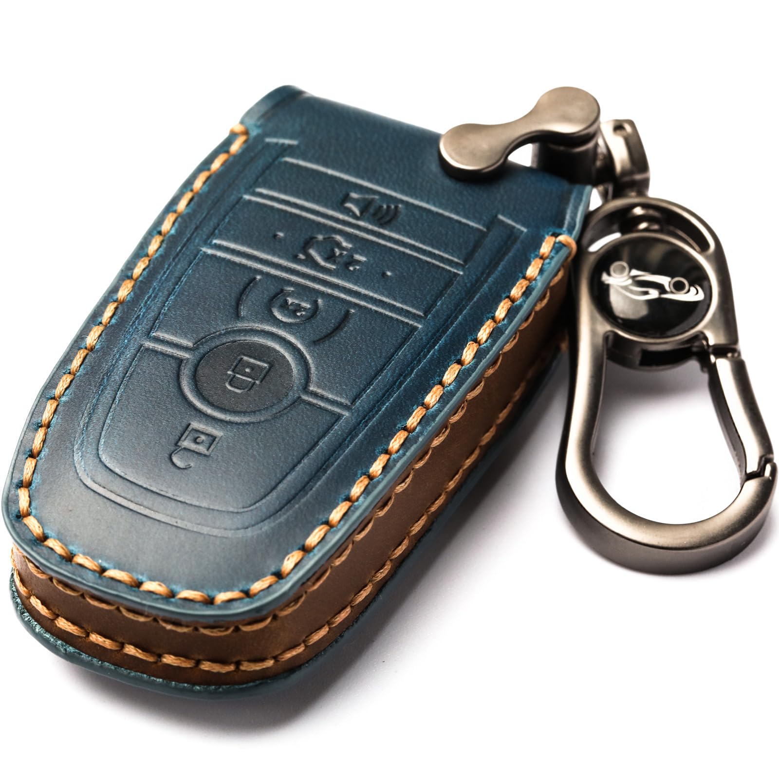 APEKUU Ford Edge key fob cover, blue, dust protection and durable finish