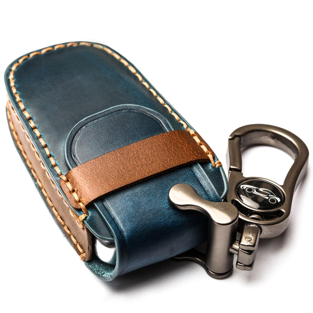 APEKUU Ford Explorer key fob cover, blue, all-around protection with premium feel