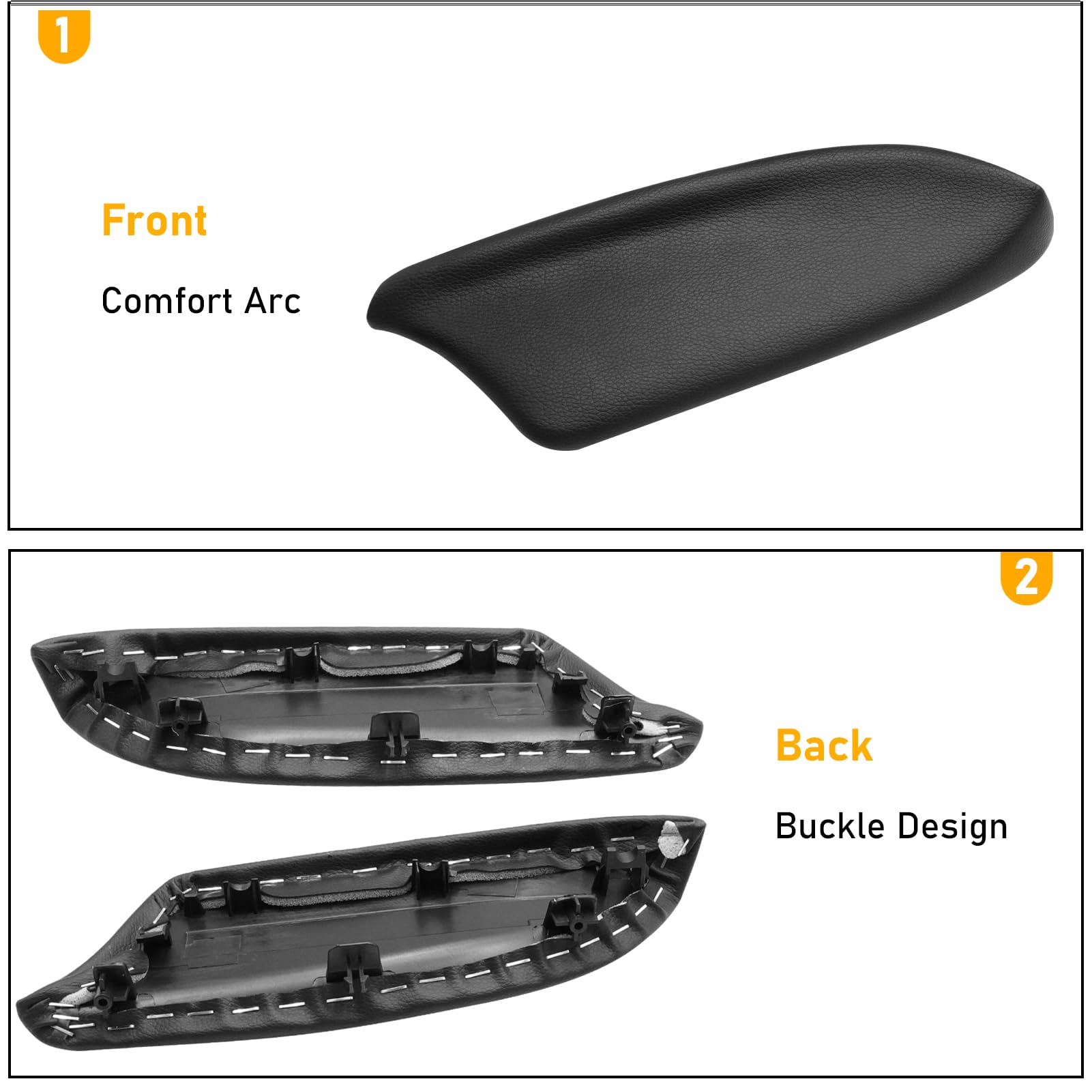APESER armrest fitment on Accord door panel demonstrates precise alignment.