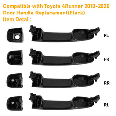 APESER Toyota 4Runner rear-left exterior door handle replacement.