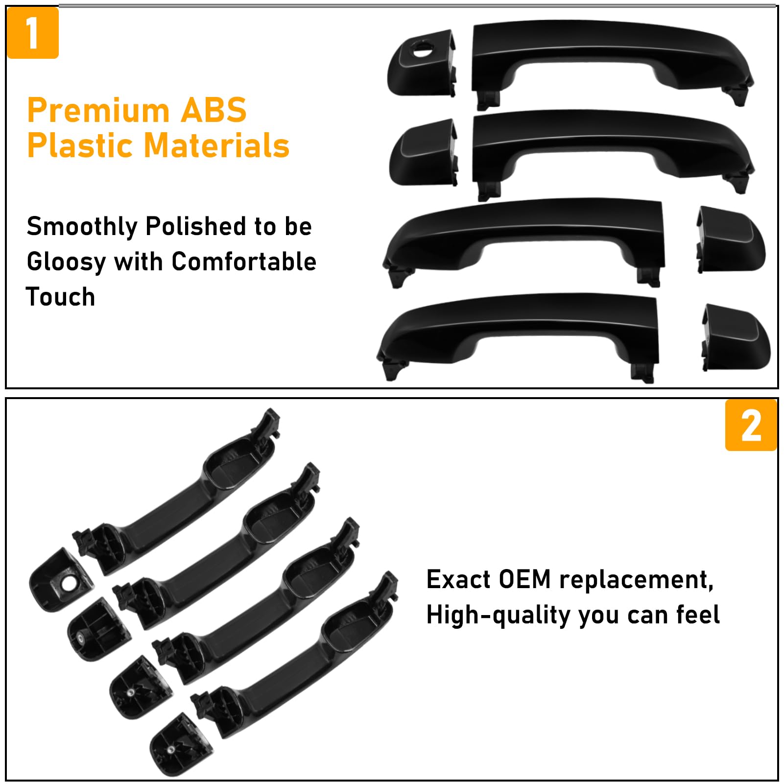 APESER Toyota 4Runner rear-right exterior door handle replacement.