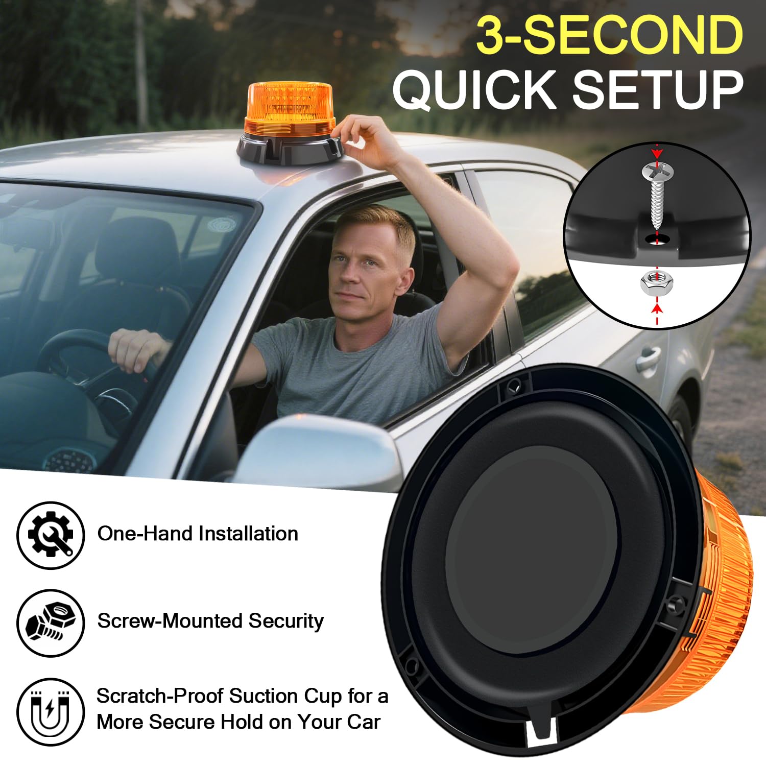 ApexCore 360-degree LED flash provides full-coverage visibility.