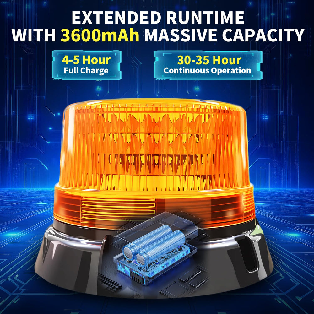 ApexCore rechargeable LED beacon ready for wireless use.