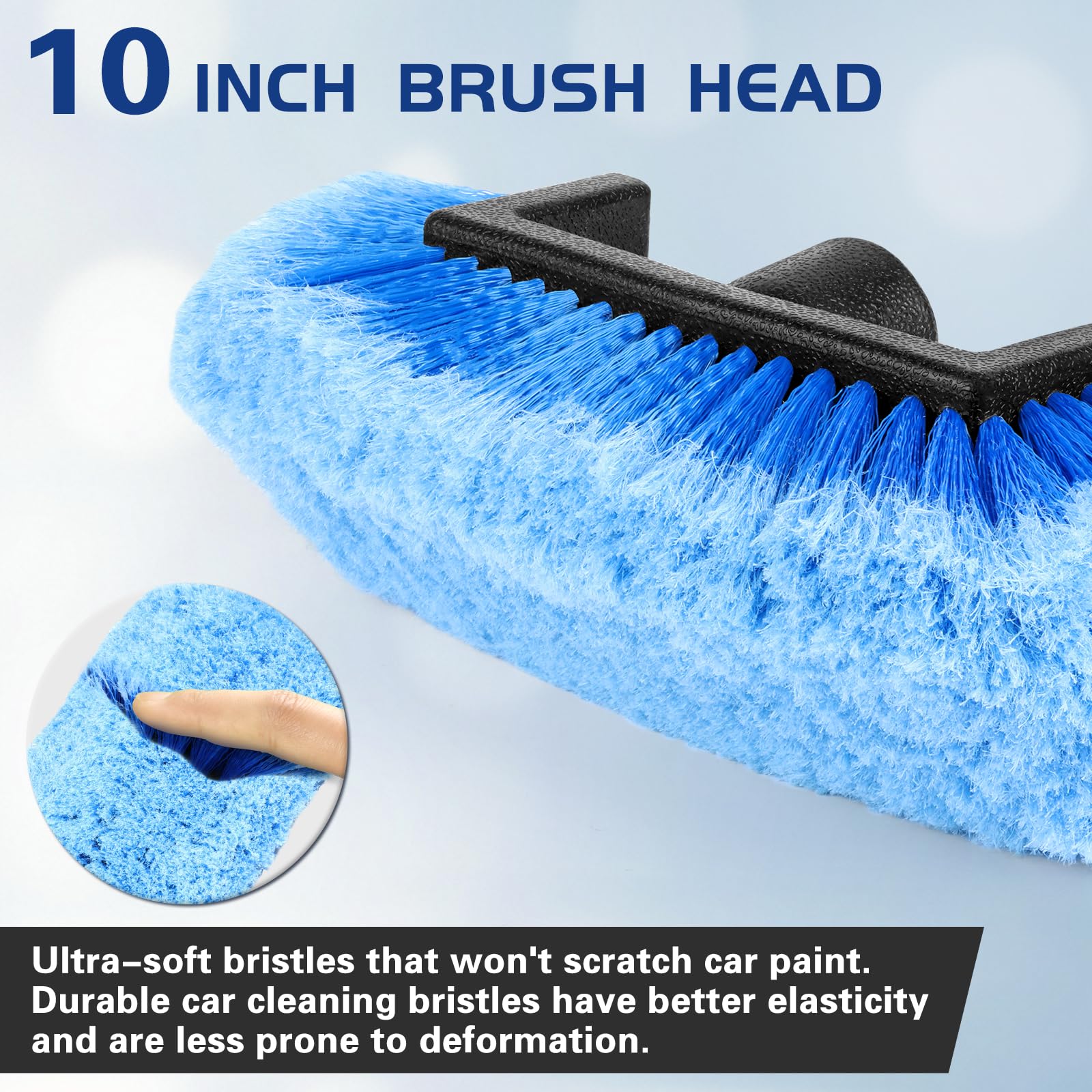 APIFRSUAK ultra-soft bristles deliver a streak-free finish on delicate surfaces.