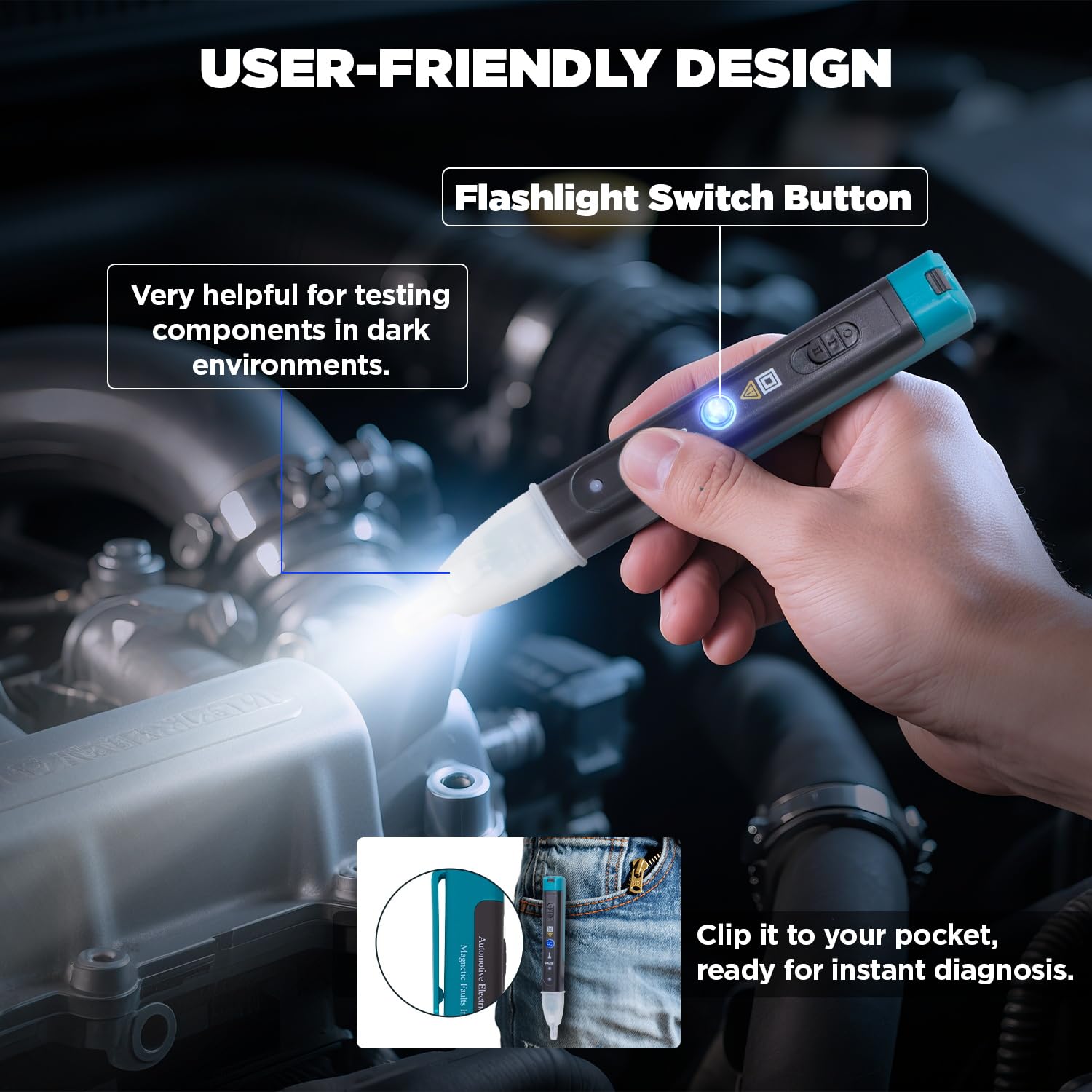 APOWFIX ABS-durable body withstands frequent garage use and provides reliable grip.