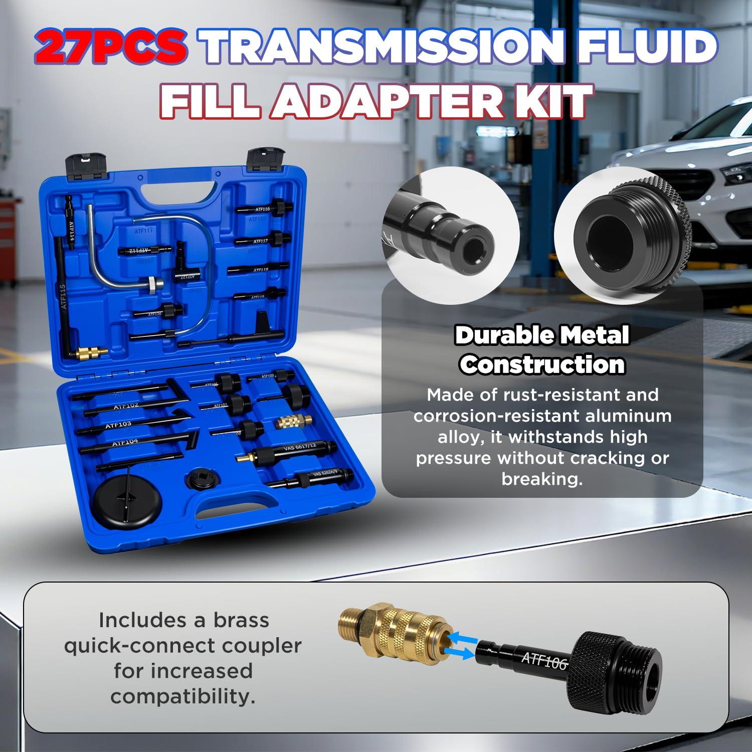 APOWFIX aluminum ATF adapters provide durable, high-pressure performance for demanding jobs.