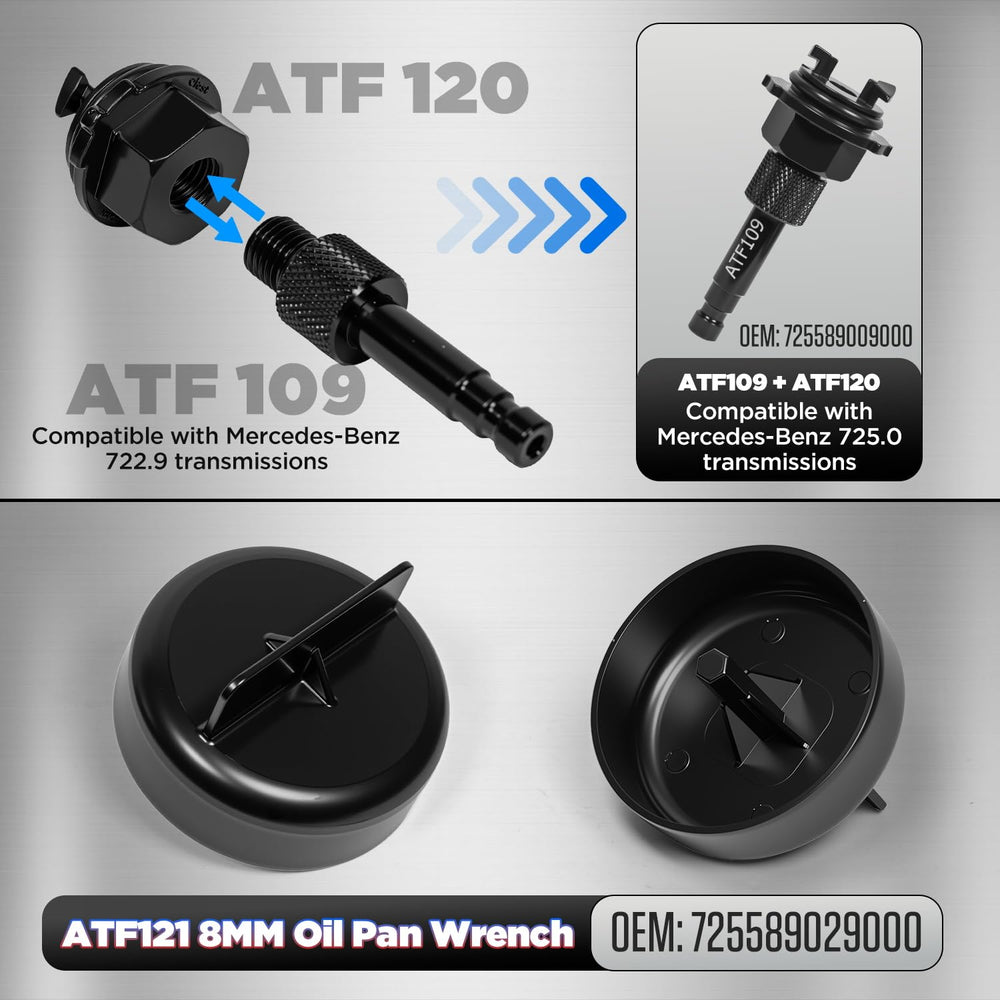 APOWFIX BMW-compatible adapter simplifies transmission service tasks.