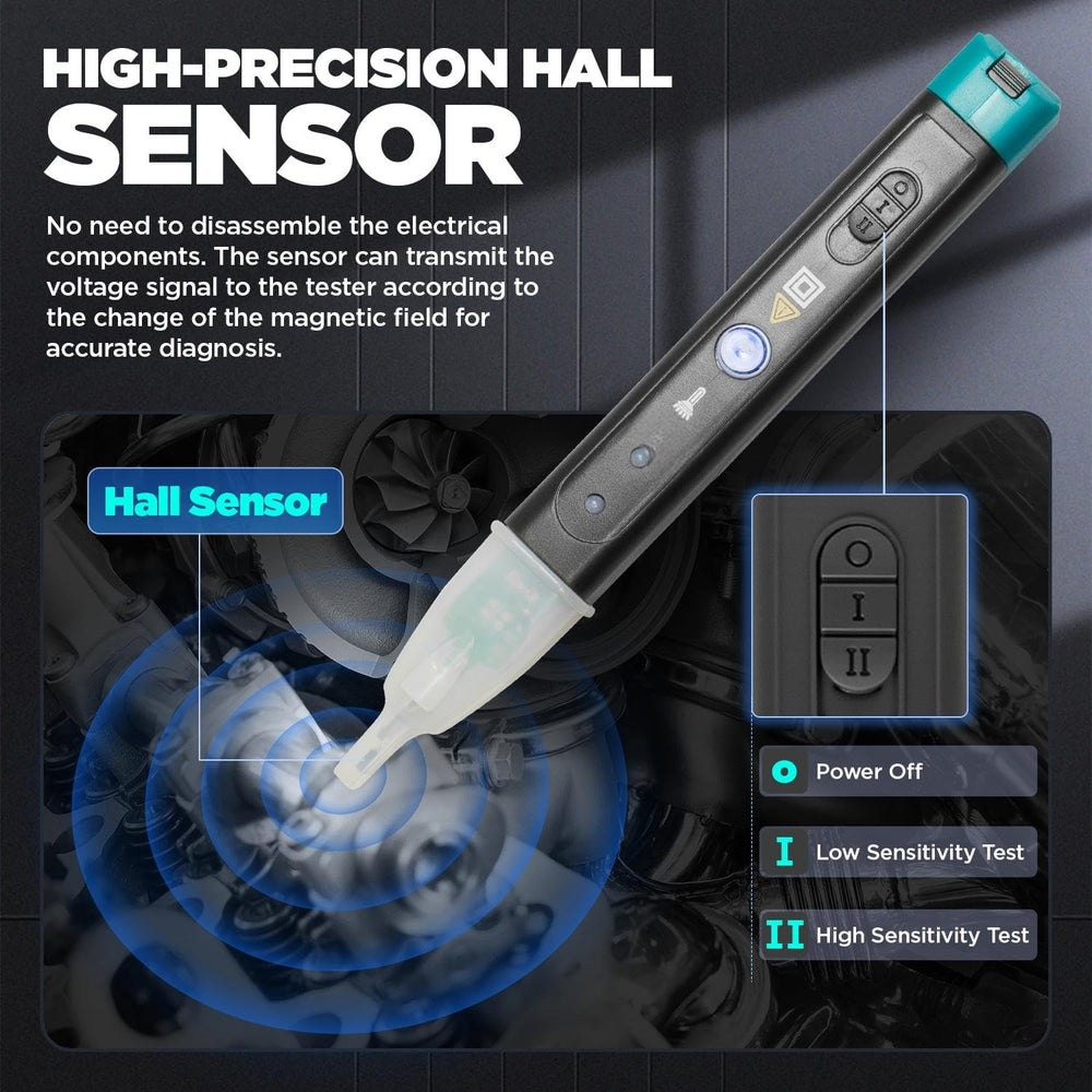 APOWFIX tester shows clear LED indicators for fast ignition checks.