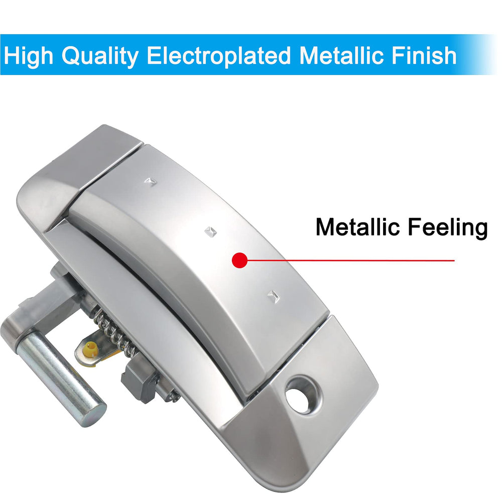 APPERFiT 350Z door handle silver backplate area for secure mounting