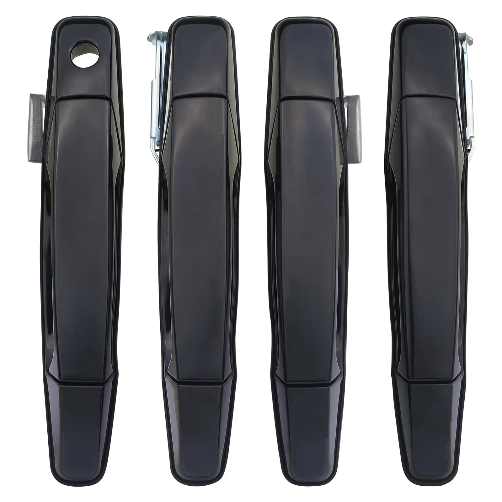 APPERFiT black exterior handle assembly for primed or painted finish