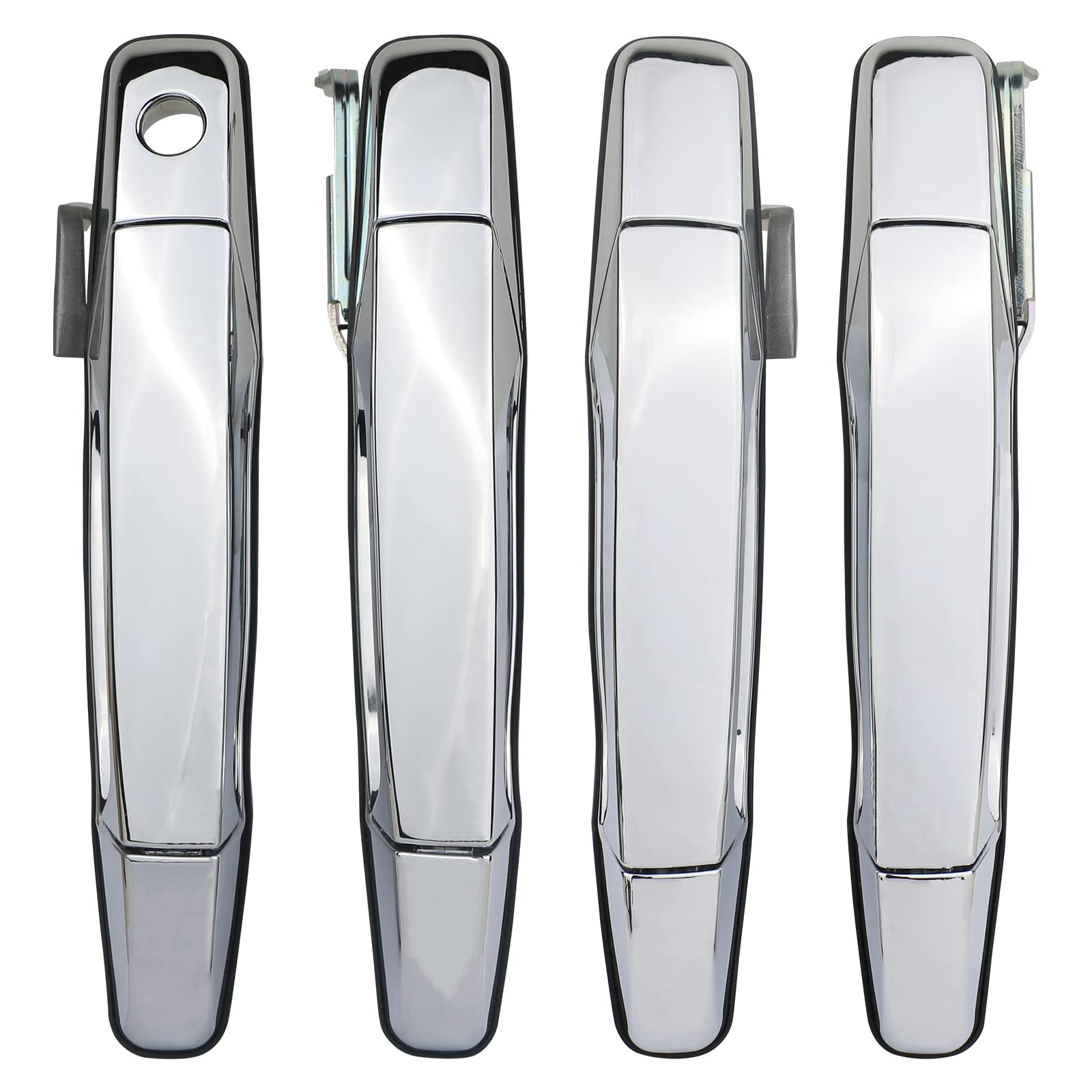 APPERFiT Cadillac Escalade chrome door handle, replacement part with durable chrome finish.