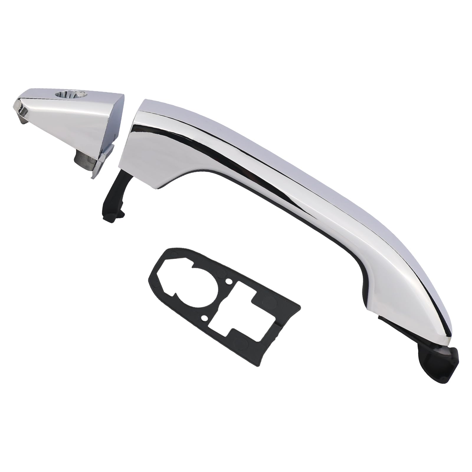 Chrome exterior handle compatible with Silverado and Sierra models.